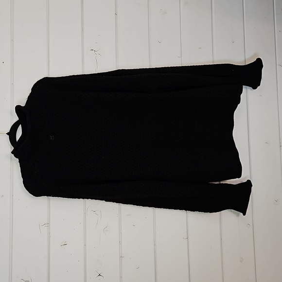 Knit cozy black sweater. Size 24w - Picture 3 of 3